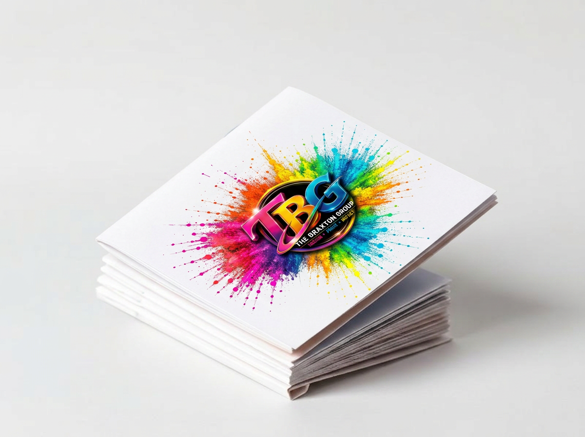 Saddle stitched booklet