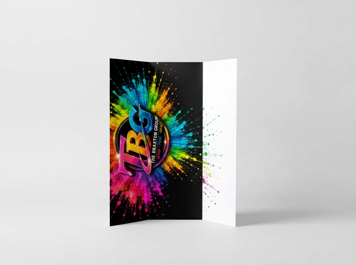 Legal size tri-fold brochure