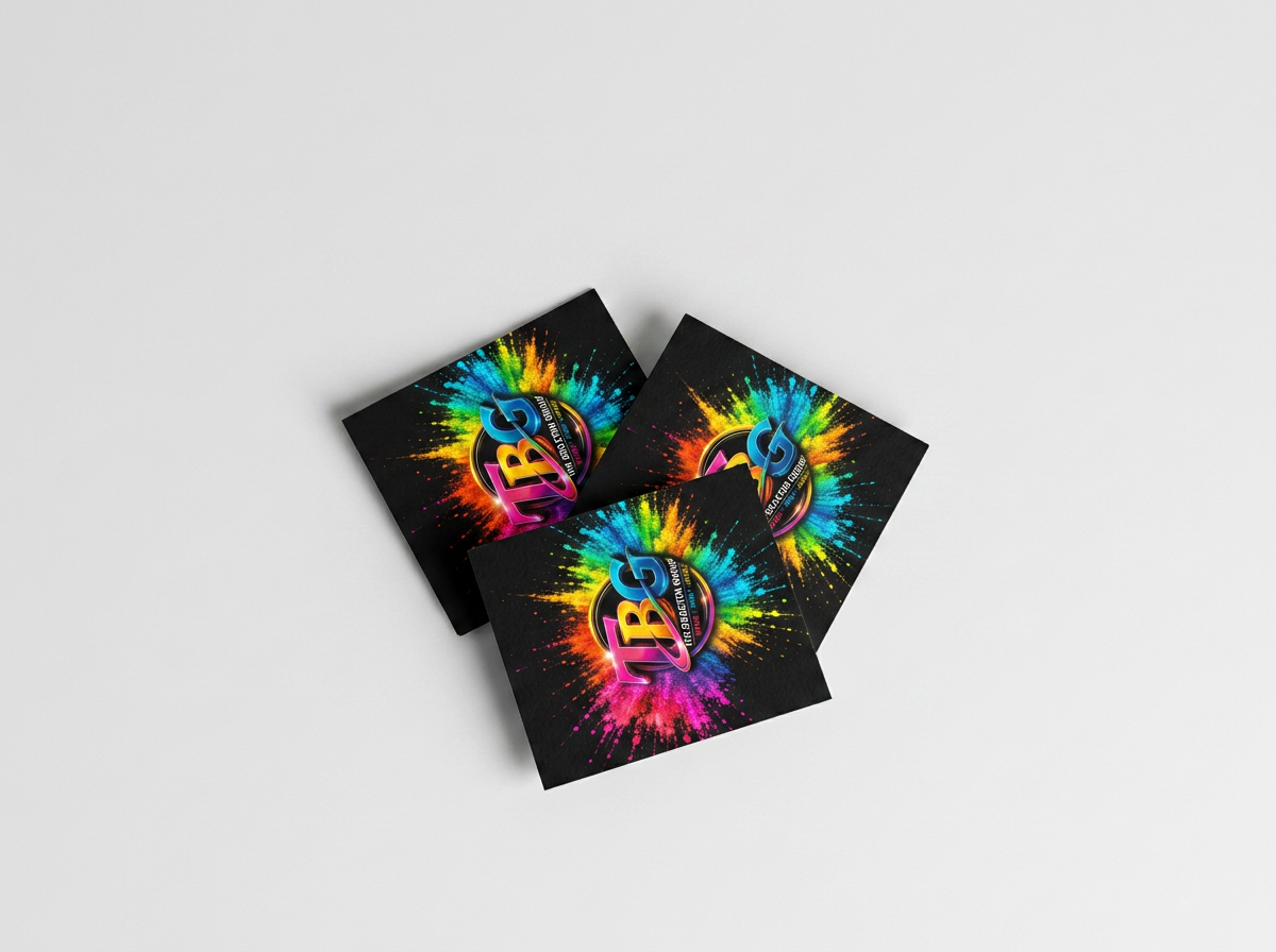 Square 2 by 2 inch business cards